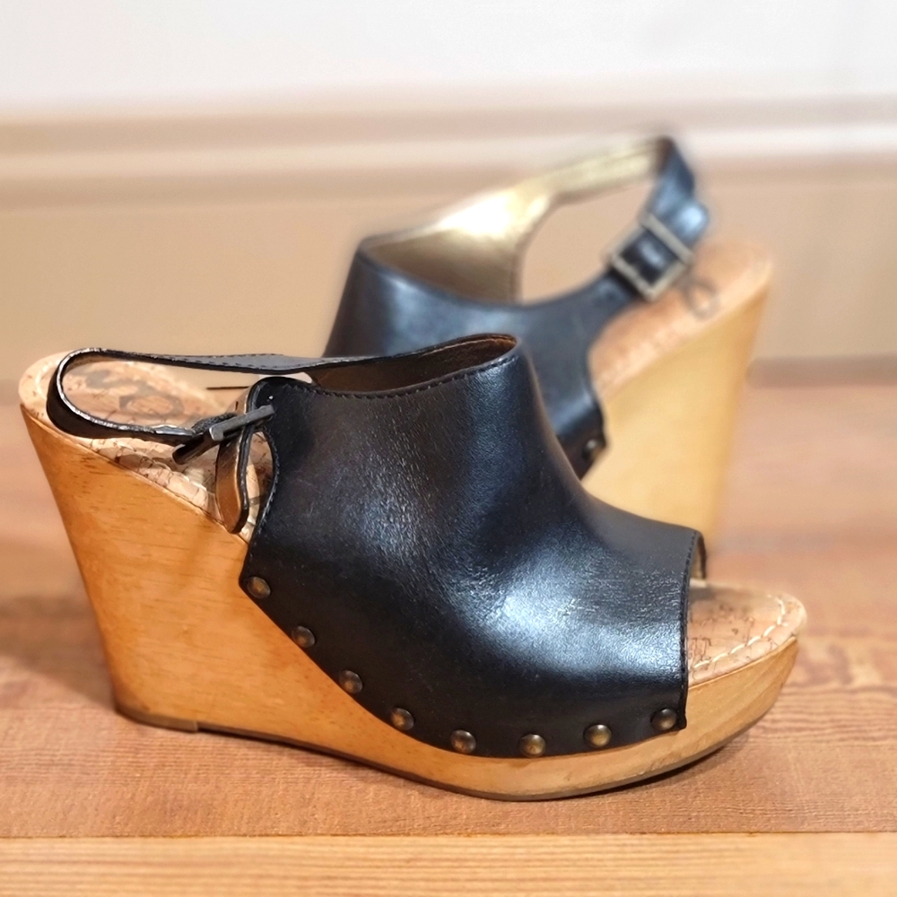 Sam Edelman sandle chunky platform heels